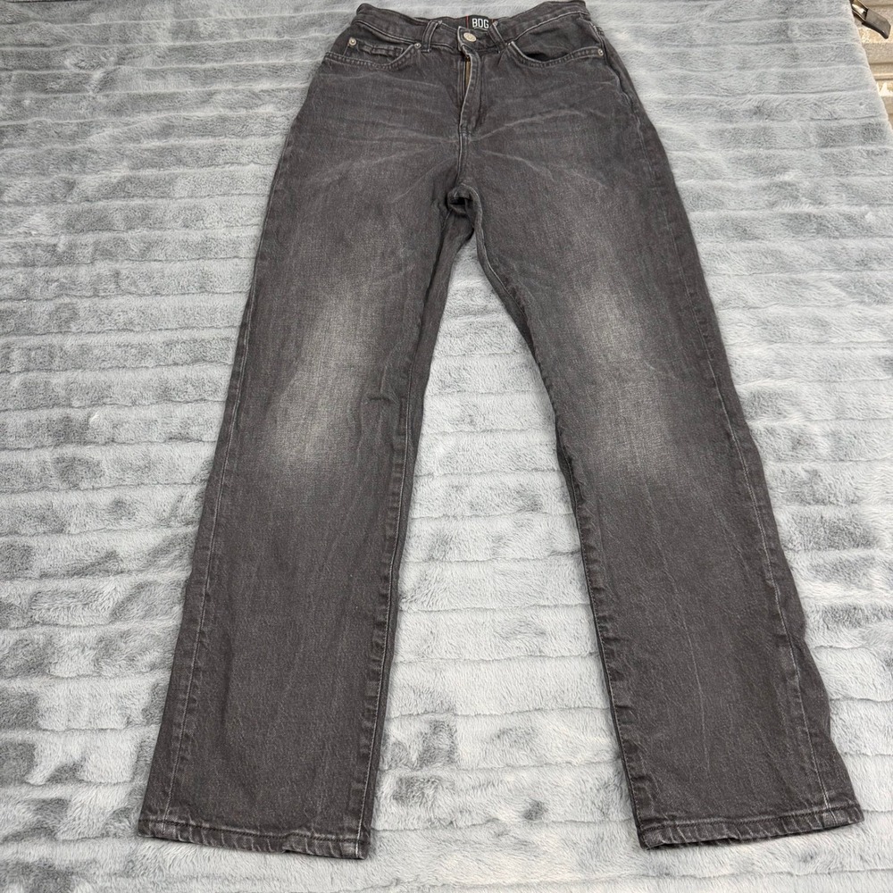 BDG Urban Outfitters Stretch Cowboy Jean Washed Black High Rise Straight Leg 27